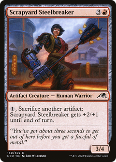 Scrapyard Steelbreaker (160) [Kamigawa: Neon Dynasty] - Deck Out Gaming
