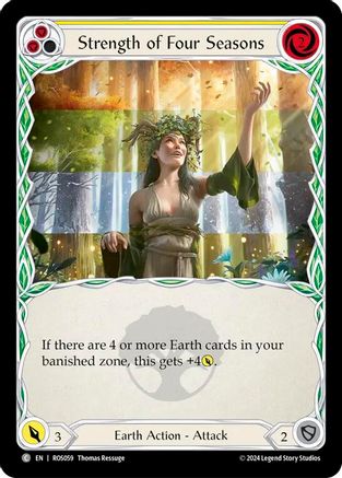 Strength of Four Seasons (Yellow) (ROS059) [Rosetta] - Deck Out Gaming