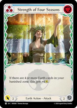 Strength of Four Seasons (Blue) (ROS060) [Rosetta] - Deck Out Gaming