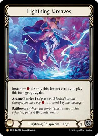 Lightning Greaves (ROS071) [Rosetta] Rainbow Foil - Deck Out Gaming