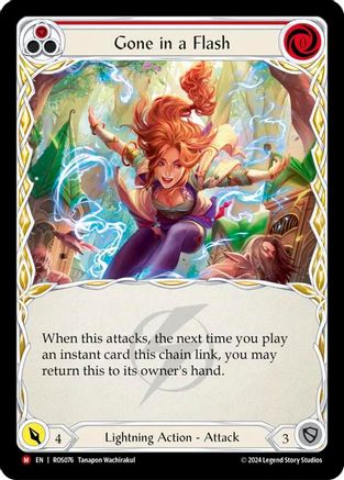 Gone in a Flash (ROS076) [Rosetta] Rainbow Foil - Deck Out Gaming