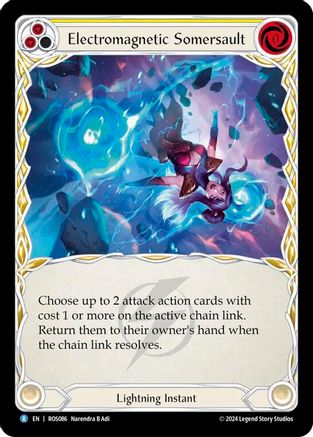Electromagnetic Somersault (Yellow) (ROS086) [Rosetta] Rainbow Foil - Deck Out Gaming