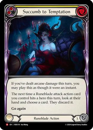 Succumb to Temptation (ROS119) [Rosetta] Rainbow Foil - Deck Out Gaming