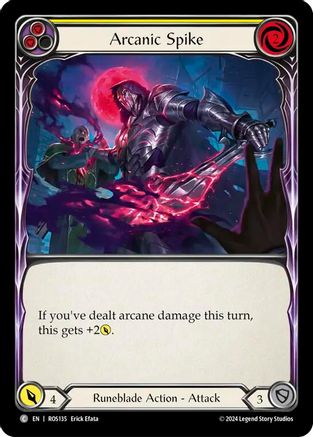 Arcanic Spike (Yellow) (ROS135) [Rosetta] - Deck Out Gaming
