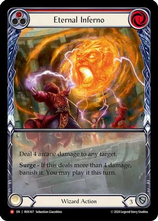 Eternal Inferno (Extended Art) (ROS167) [Rosetta] Rainbow Foil - Deck Out Gaming