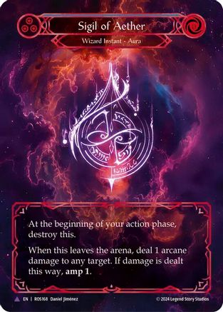 Sigil of Aether (Marvel) (ROS168) [Rosetta] Cold Foil - Deck Out Gaming
