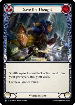 Save the Thought (Blue) (ROS181) [Rosetta] Rainbow Foil - Deck Out Gaming