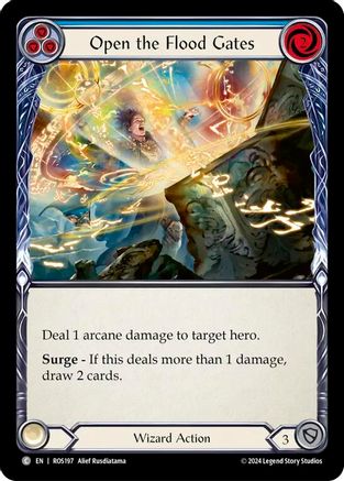 Open the Flood Gates (Blue) (ROS197) [Rosetta] - Deck Out Gaming
