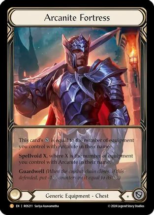 Arcanite Fortress (Extended Art) (ROS211) [Rosetta] Cold Foil - Deck Out Gaming