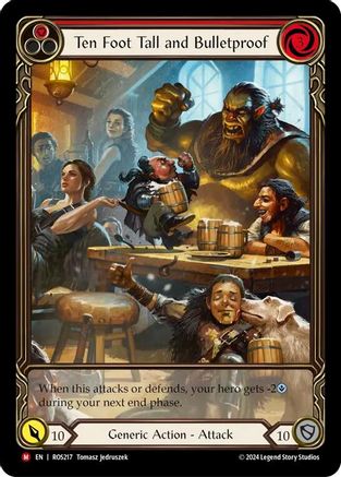 Ten Foot Tall and Bullet Proof (Extended Art) (ROS217) [Rosetta] Rainbow Foil - Deck Out Gaming