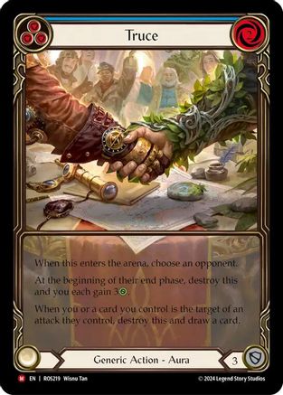 Truce (Extended Art) (ROS219) [Rosetta] Rainbow Foil - Deck Out Gaming