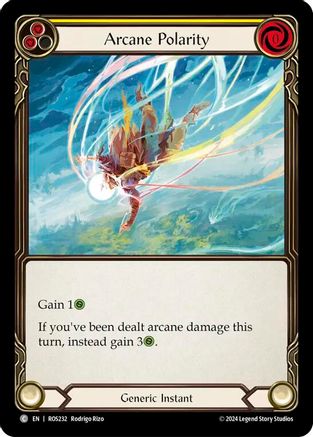 Arcane Polarity (Yellow) (ROS232) [Rosetta] Rainbow Foil - Deck Out Gaming