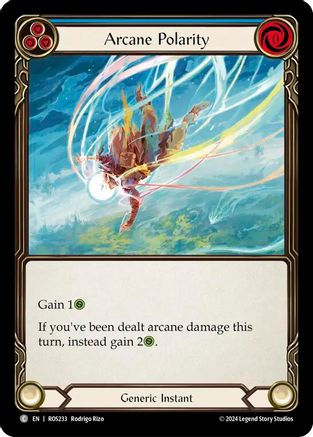 Arcane Polarity (Blue) (ROS233) [Rosetta] Rainbow Foil - Deck Out Gaming