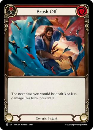 Brush Off (Red) (ROS234) [Rosetta] - Deck Out Gaming