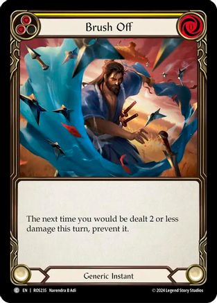Brush Off (Yellow) (ROS235) [Rosetta] - Deck Out Gaming