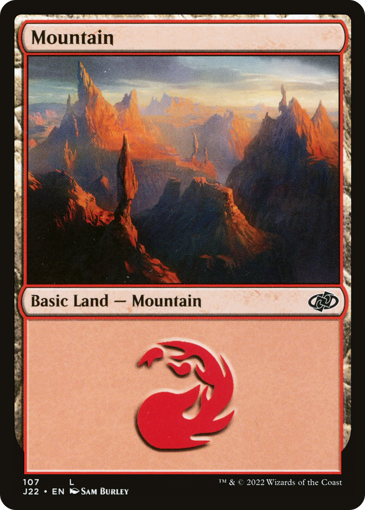 Mountain (107) (107) [Jumpstart 2022] - Deck Out Gaming