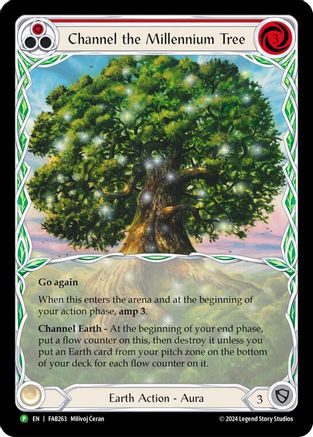 Channel the Millennium Tree - FAB263 (FAB263) [Flesh and Blood: Promo Cards] Cold Foil - Deck Out Gaming