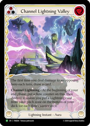 Channel Lightning Valley - FAB264 (FAB264) [Flesh and Blood: Promo Cards] Cold Foil - Deck Out Gaming