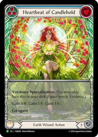 Heartbeat of Candlehold (Extended Art) - FAB269 (FAB269) [Flesh and Blood: Promo Cards] Rainbow Foil - Deck Out Gaming