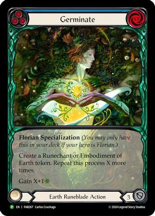 Germinate (Extended Art) - FAB267 (FAB267) [Flesh and Blood: Promo Cards] Rainbow Foil - Deck Out Gaming