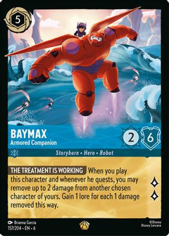 Baymax - Armored Companion (157/204) [Azurite Sea] Cold Foil - Deck Out Gaming