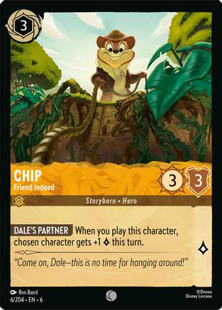 Chip - Friend Indeed (6/204) [Azurite Sea] - Deck Out Gaming