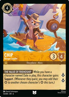 Chip - Ranger Leader (12/204) [Azurite Sea] Cold Foil - Deck Out Gaming