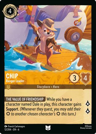 Chip - Ranger Leader (12/204) [Azurite Sea] - Deck Out Gaming