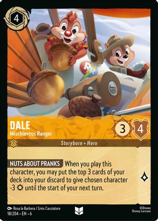 Dale - Mischievous Ranger (18/204) [Azurite Sea] Cold Foil - Deck Out Gaming