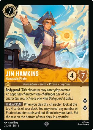 Jim Hawkins - Honorable Pirate (25/204) [Azurite Sea] - Deck Out Gaming