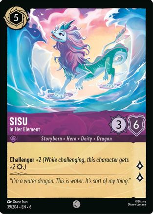 Sisu - In Her Element (39/204) [Azurite Sea] - Deck Out Gaming