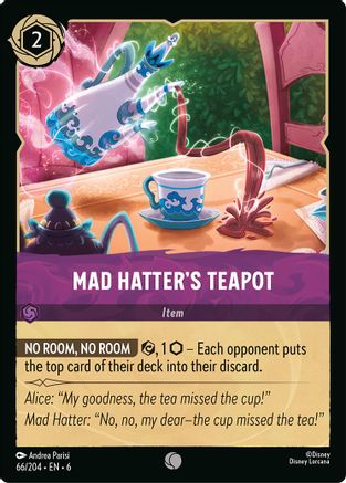 Mad Hatter's Teapot (66/204) [Azurite Sea] - Deck Out Gaming