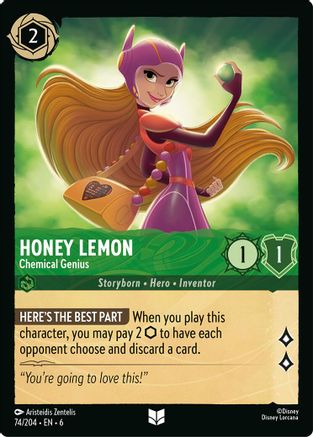 Honey Lemon - Chemical Genius (74/204) [Azurite Sea] - Deck Out Gaming