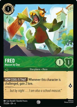 Fred - Mascot by Day (75/204) [Azurite Sea] - Deck Out Gaming
