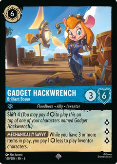 Gadget Hackwrench - Brilliant Bosun (140/204) [Azurite Sea] Cold Foil - Deck Out Gaming