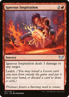 Igneous Inspiration (107) [Strixhaven: School of Mages] foil - Deck Out Gaming