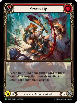 Smash Up (Extended Art) - FAB272 (FAB272) [Flesh and Blood: Promo Cards] Rainbow Foil - Deck Out Gaming