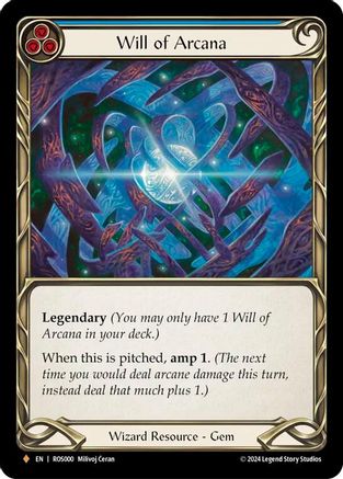 Will of Arcana (Rainbow Foil) (ROS000) [Rosetta] Rainbow Foil - Deck Out Gaming