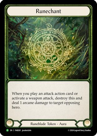 Runechant (Earth) - FAB265 (FAB265) [Flesh and Blood: Promo Cards] Rainbow Foil - Deck Out Gaming