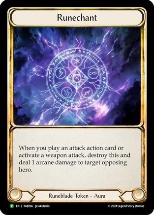 Runechant (Lightning) - FAB266 (FAB266) [Flesh and Blood: Promo Cards] Rainbow Foil - Deck Out Gaming