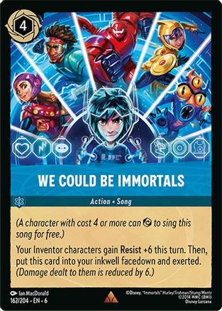 We Could Be Immortals (162/204) [Azurite Sea] Cold Foil - Deck Out Gaming