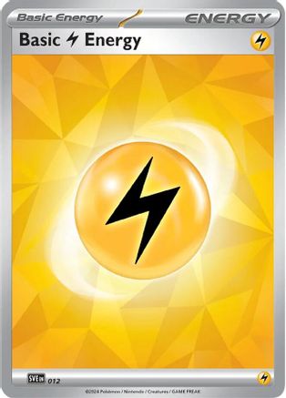Basic Lightning Energy (12) [SV07: Stellar Crown] - Deck Out Gaming