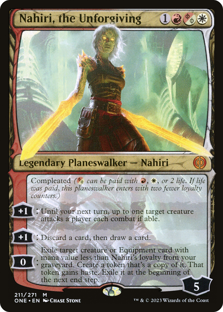 Nahiri, the Unforgiving (211) [Phyrexia: All Will Be One] - Deck Out Gaming