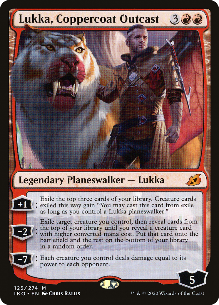 Lukka, Coppercoat Outcast (125) [Ikoria: Lair of Behemoths] foil - Deck Out Gaming