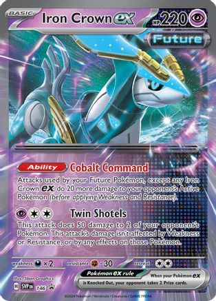 Iron Crown ex - 146 (146) [SV: Scarlet & Violet Promo Cards] Holofoil - Deck Out Gaming