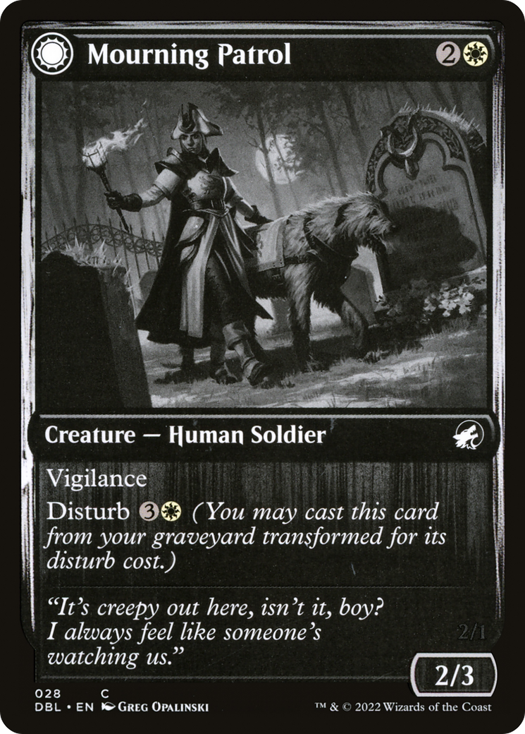 Mourning Patrol (28) [Innistrad: Double Feature] foil - Deck Out Gaming