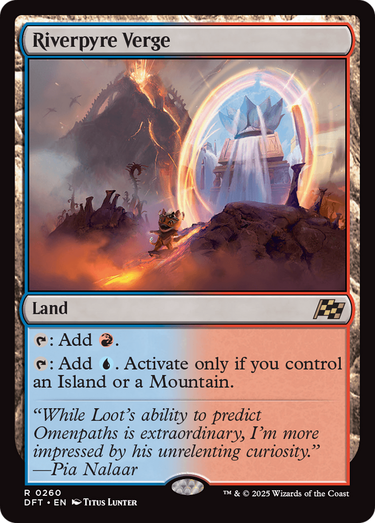 Riverpyre Verge (260) [Aetherdrift] foil - Deck Out Gaming
