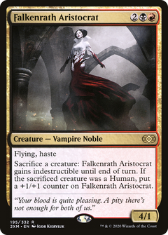 Falkenrath Aristocrat (195) [Double Masters] foil - Deck Out Gaming
