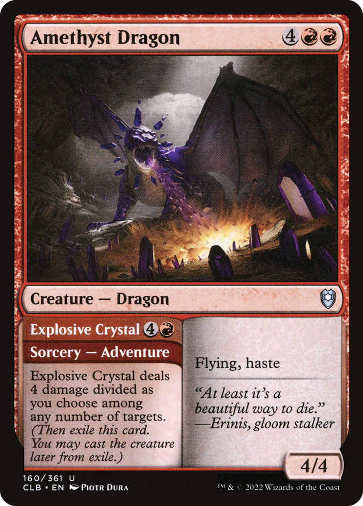 Amethyst Dragon (160) [Commander Legends: Battle for Baldur's Gate] - Deck Out Gaming