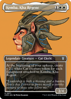 Kemba, Kha Regent (Borderless) (671) [Commander Masters] foil - Deck Out Gaming